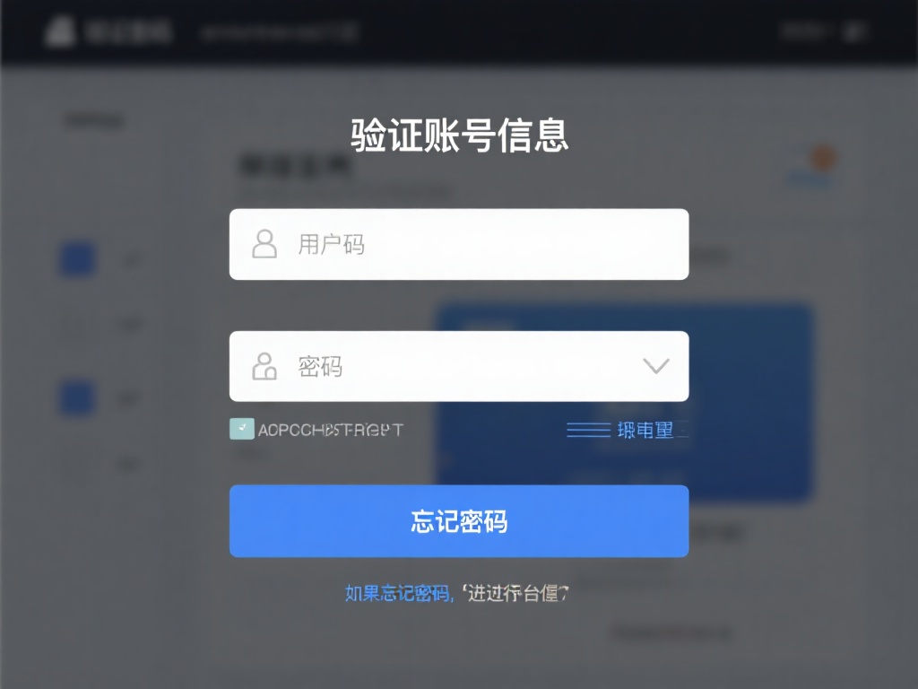 验证账号信息：仔细核对用户名和密码是否正确，尤其是